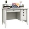 Computer Desk with Storage Vintage Design, Shelves and 4 Drawers